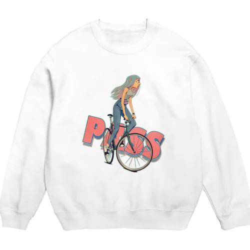 "PASS" Crew Neck Sweatshirt