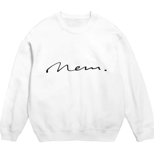 nem. ロゴグッズ Crew Neck Sweatshirt