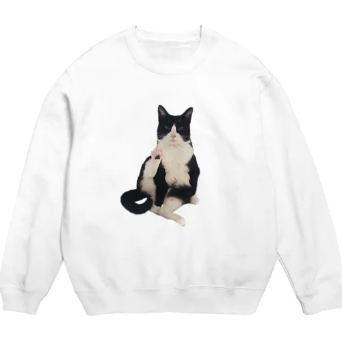 ねこのてったんスウェット Crew Neck Sweatshirt