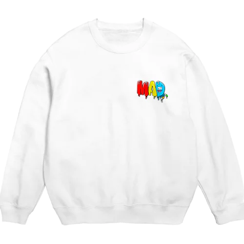 MAD ワンポイント Crew Neck Sweatshirt