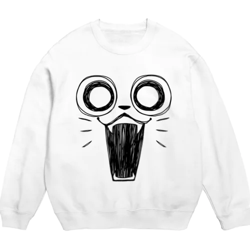 どアップ猫ちゃん Crew Neck Sweatshirt