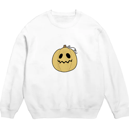 きいろいかぼちゃくん Crew Neck Sweatshirt