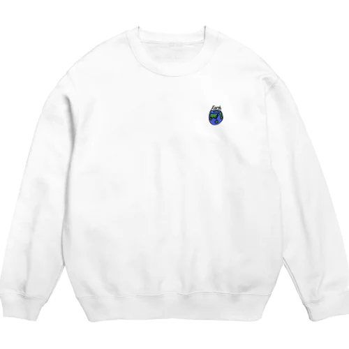 ちきゅうだいすき Crew Neck Sweatshirt