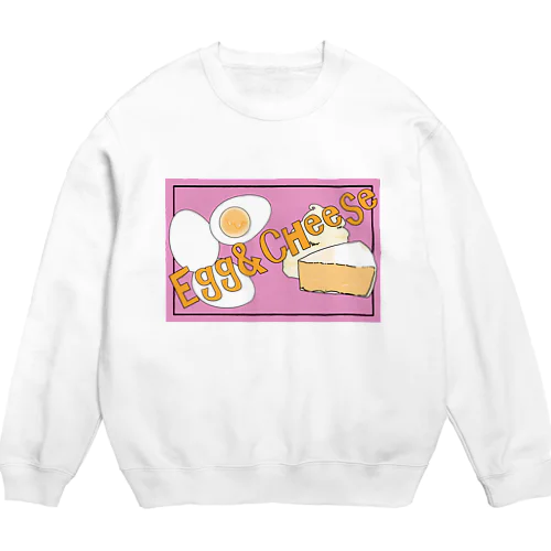 中毒シリーズ(卵とチーズ) Crew Neck Sweatshirt