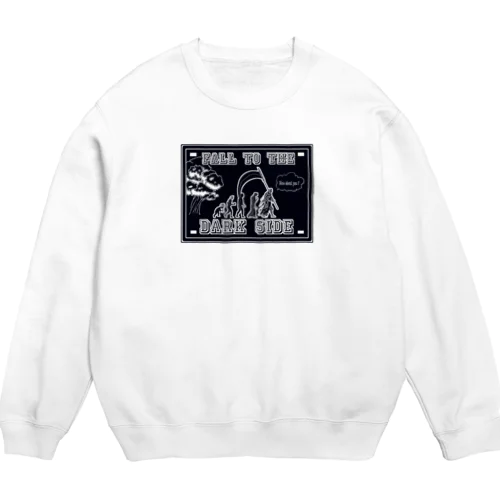 闇堕ちネイビー Crew Neck Sweatshirt