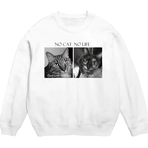 スウェット　NO CAT NO LIFE Crew Neck Sweatshirt