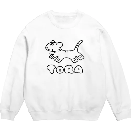 とらTORA2022淡色用 Crew Neck Sweatshirt