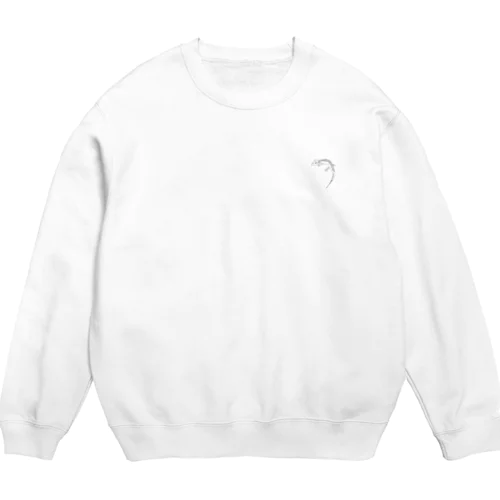 ワンポイントトカゲ Crew Neck Sweatshirt