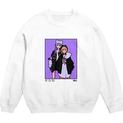 90's Girls Crew Neck Sweatshirt