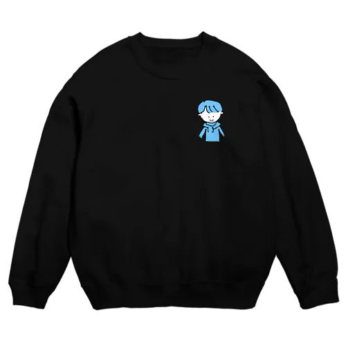 チルくんブルー Crew Neck Sweatshirt