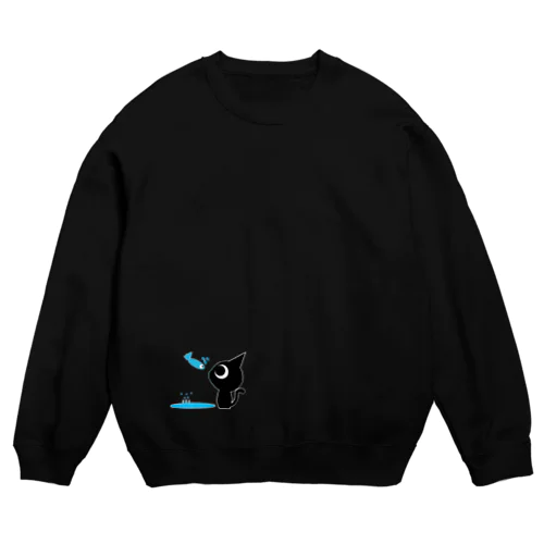 魚の夢CH〜ネコトビツクリトボク〜 Crew Neck Sweatshirt