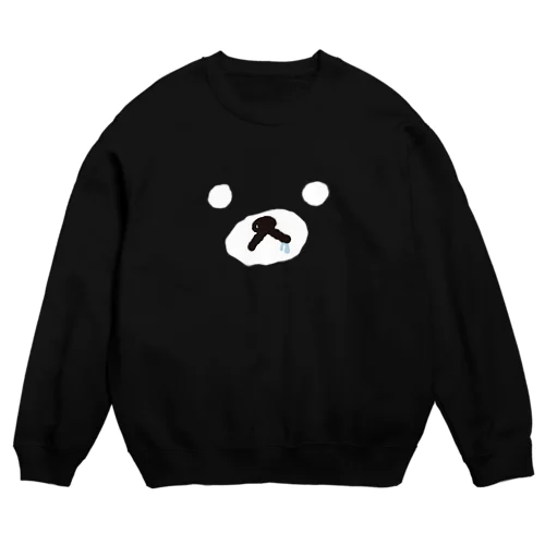 じゅるり　しぐまでざいん Crew Neck Sweatshirt