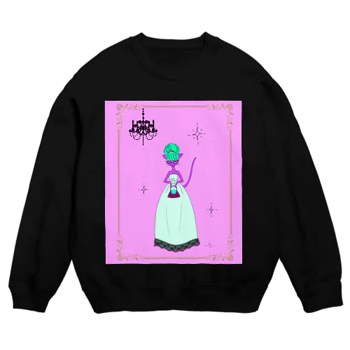 猫姫様✦ Crew Neck Sweatshirt