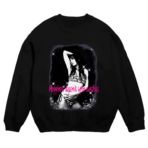 エロカワ女子 Crew Neck Sweatshirt