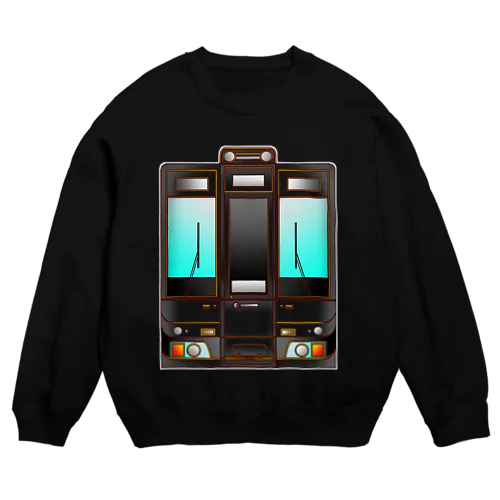 乗り物変身!(電車) Crew Neck Sweatshirt