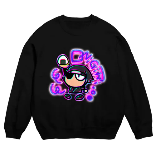 ニンニンおにぎり Crew Neck Sweatshirt