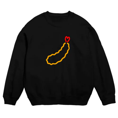 エビフライ　ネオン Crew Neck Sweatshirt