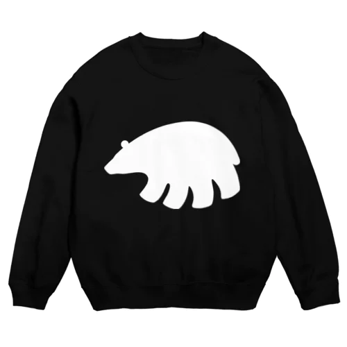 しろくまくん　かける Crew Neck Sweatshirt