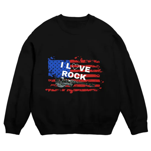 ILOVE Rock(白文字) スウェット