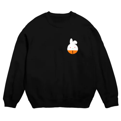 まんまるうさぎ Crew Neck Sweatshirt