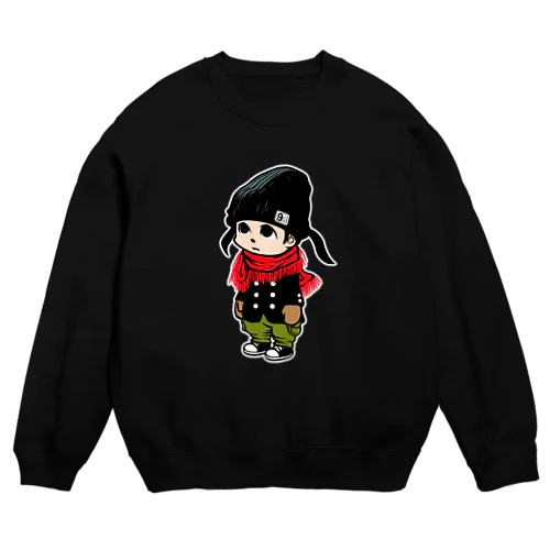 冬服カンフーガール Crew Neck Sweatshirt