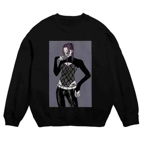 彼岸花ちゃん Crew Neck Sweatshirt