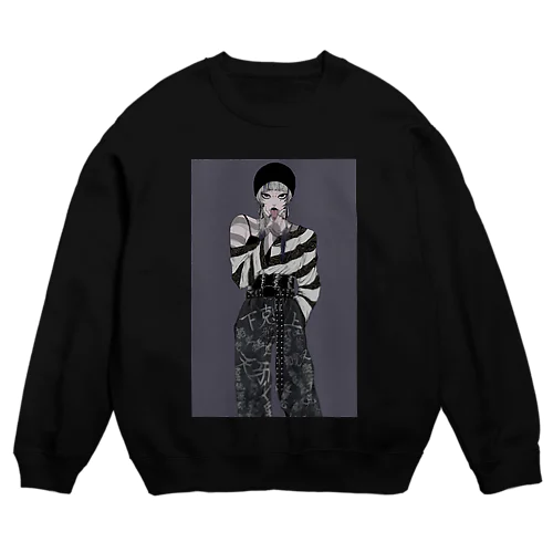 下克上ちゃん Crew Neck Sweatshirt