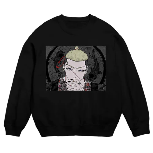 マンバンくん Crew Neck Sweatshirt