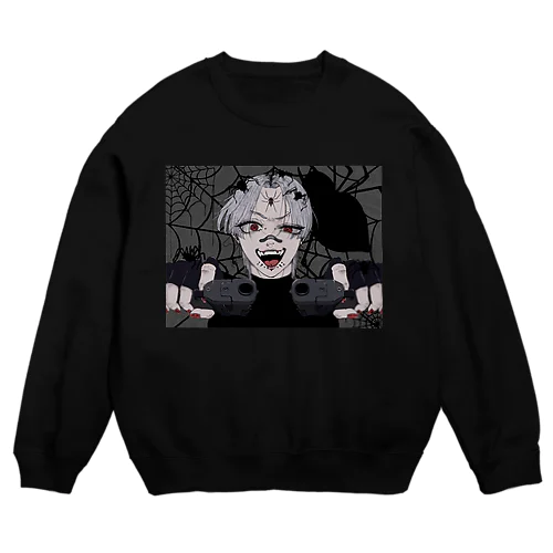 蜘蛛ちゃん Crew Neck Sweatshirt