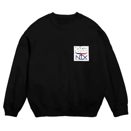 NIX_ Sweat BLACK Crew Neck Sweatshirt