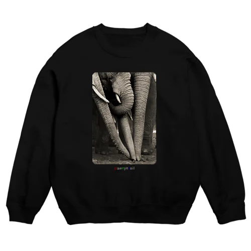 象の鼻束 Crew Neck Sweatshirt