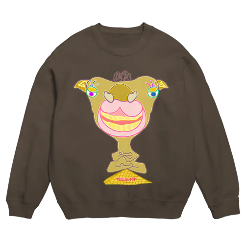 禅CAMEL Crew Neck Sweatshirt