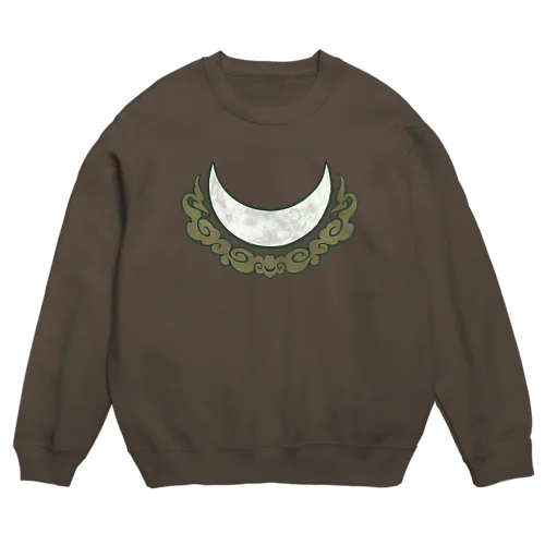 ツキノワ moss green Crew Neck Sweatshirt