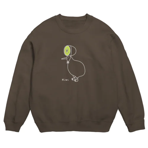 キウイとキーウィ　(濃い色用です) Crew Neck Sweatshirt