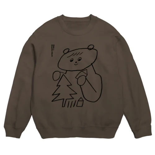 うつくしいせかい Crew Neck Sweatshirt