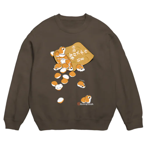 【前面プリント_60 スウェット＆パーカー】ロボロフスキー・ハムスター  Crew Neck Sweatshirt