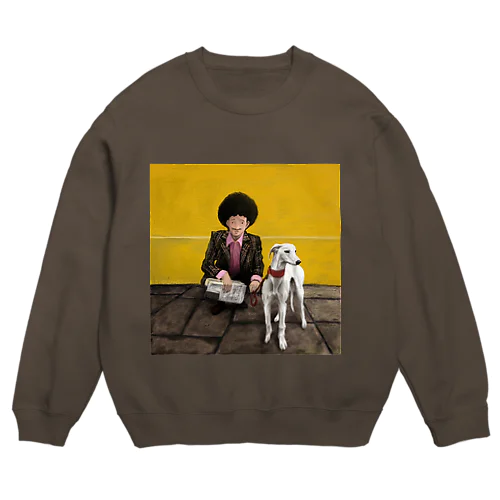 POPIRINと犬 Crew Neck Sweatshirt