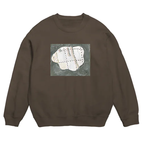 布団でゆらゆら Crew Neck Sweatshirt