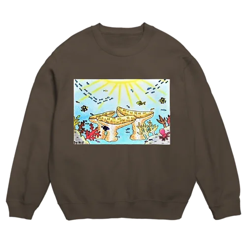 光射す海 ～in パラダイス～ Crew Neck Sweatshirt