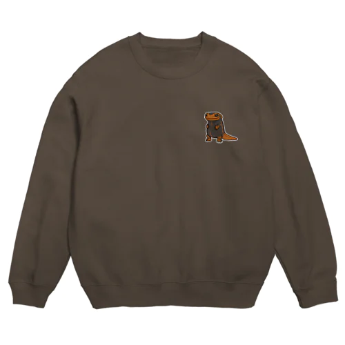 アメイロイボイモリ(ワンポイント) Crew Neck Sweatshirt