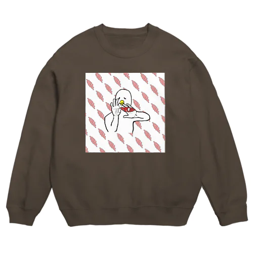 チャンネル登録者数9人の人気YouTuber Crew Neck Sweatshirt