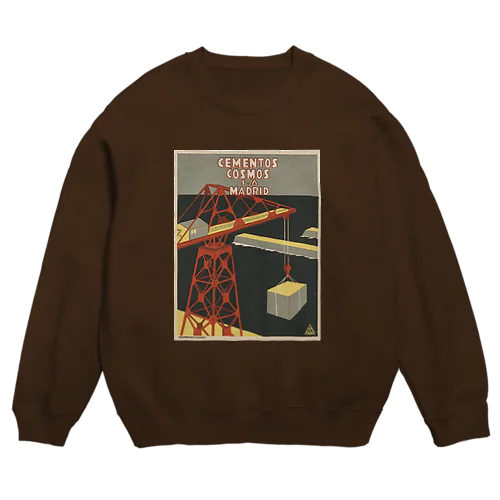 スペイン・マドリード　1926年　クレーン Crew Neck Sweatshirt