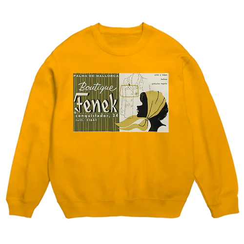 スペイン・マヨルカ島パルマ　Boutique Fenek 1960S Crew Neck Sweatshirt