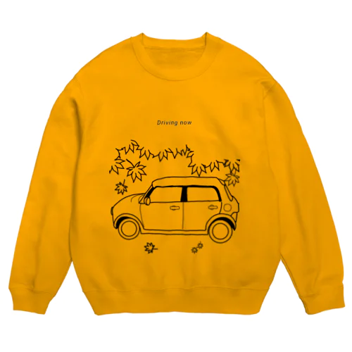 Driving  Now(もみじ) Crew Neck Sweatshirt