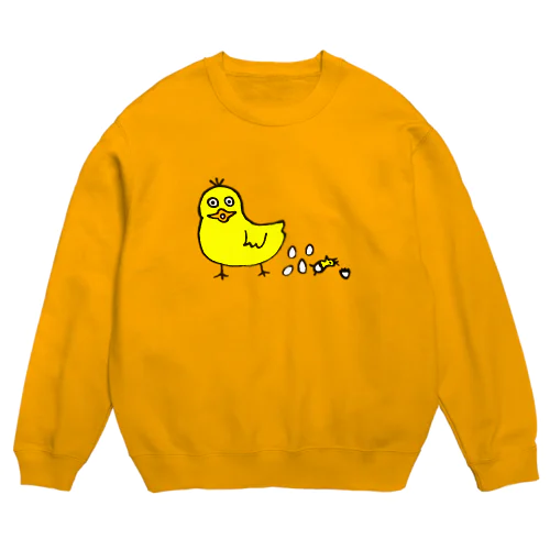 アヒルの出産 Crew Neck Sweatshirt