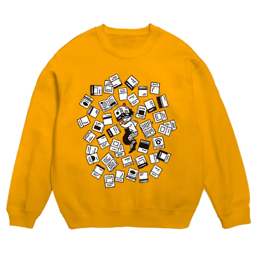 眠り読書 Crew Neck Sweatshirt