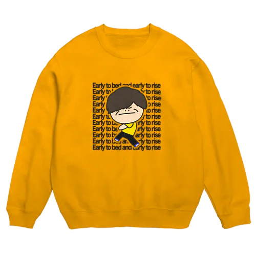 早起きは三文の得Tシャツ Crew Neck Sweatshirt