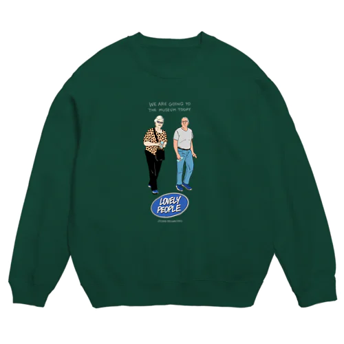 20220614_we are going to the museum today Crew Neck Sweatshirt