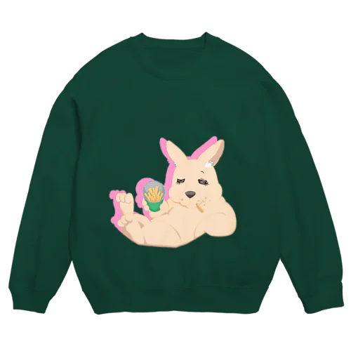 お菓子どうぞ Crew Neck Sweatshirt