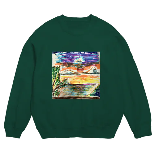 夕方の空 Crew Neck Sweatshirt